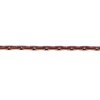 1.25mm Antique Copper Plated Brass Beading Chain, by the Foot