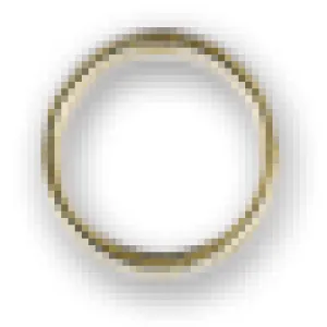 12mm Gold Split Rings, pkg/12