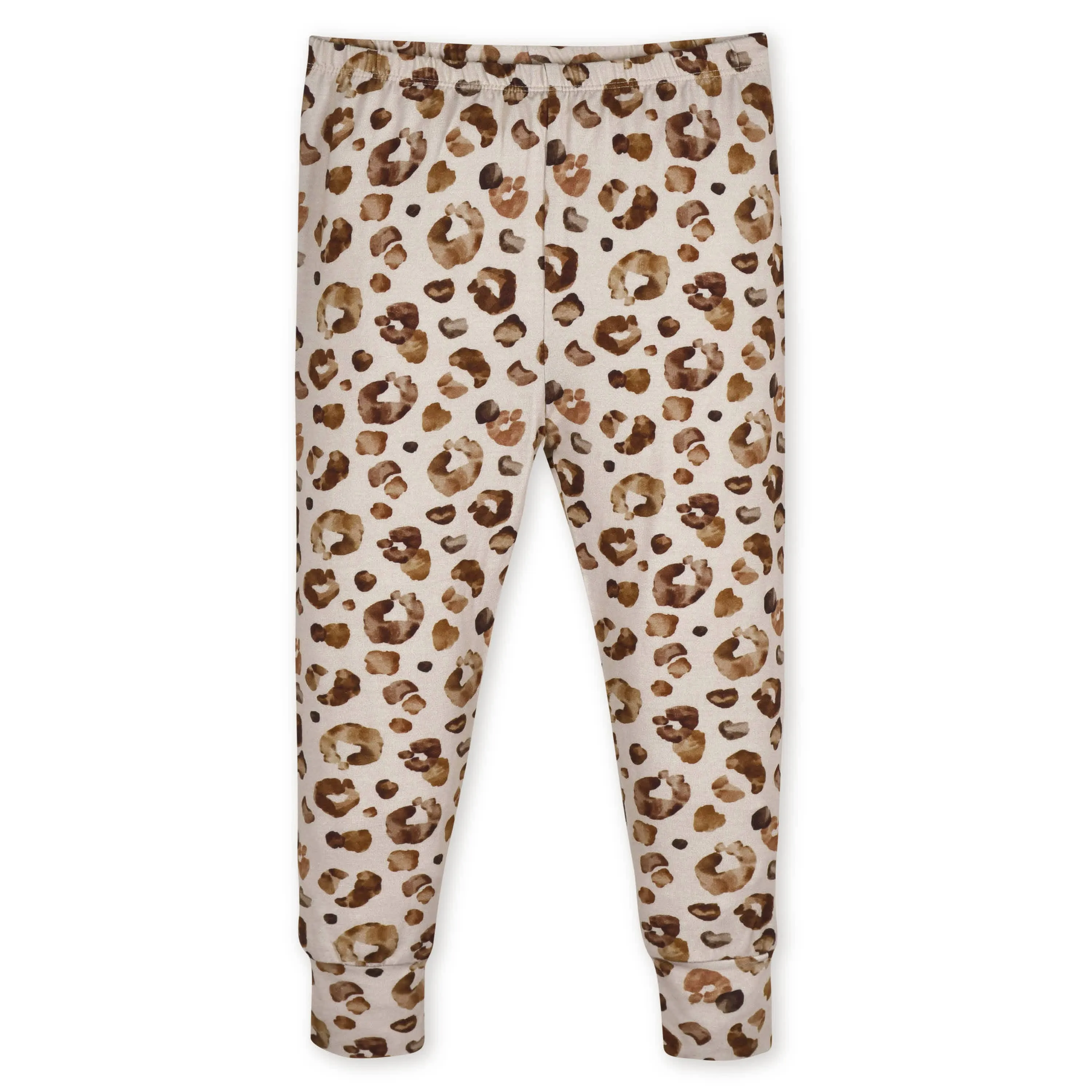 2-Piece Infant & Toddler Spotted Leopard Buttery Soft Viscose Made from Eucalyptus Snug Fit Pajamas