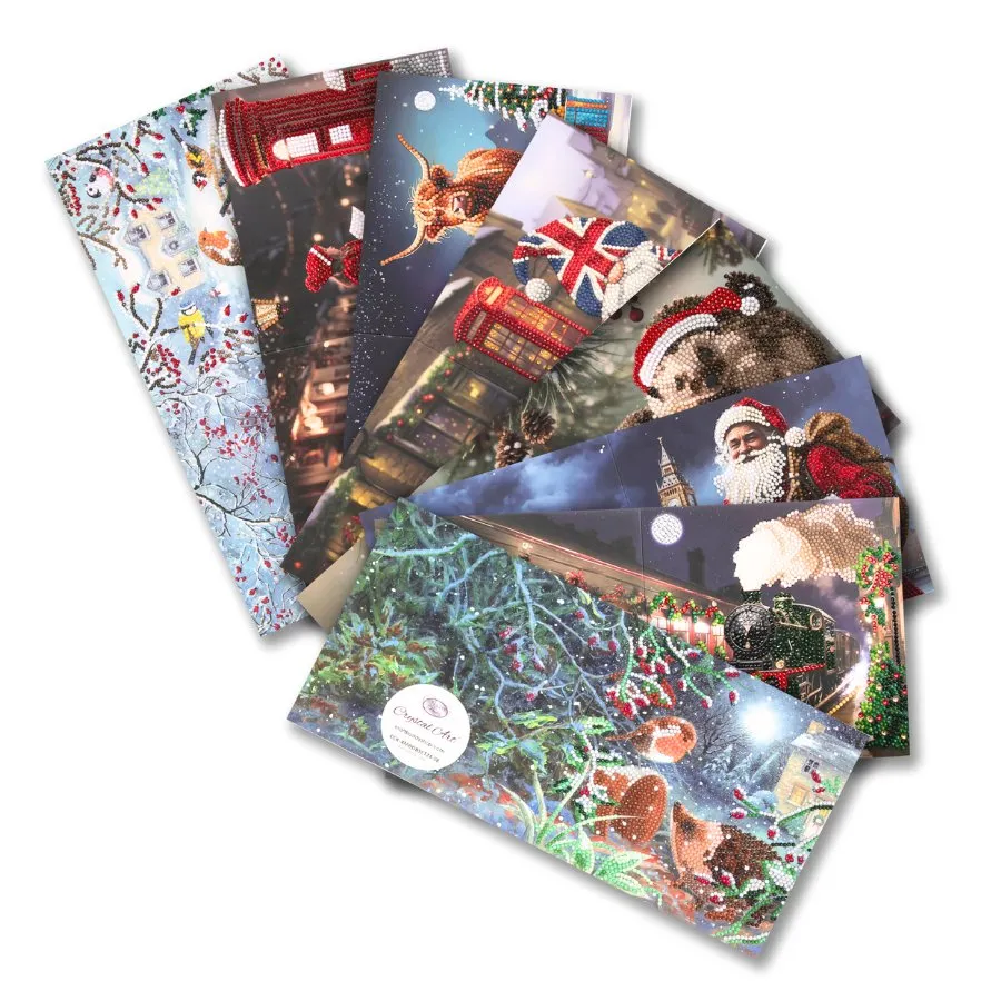 2024 Limited Edition "Festive Best of British" Set of 8 Cards