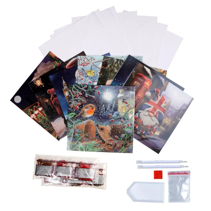 2024 Limited Edition "Festive Best of British" Set of 8 Cards