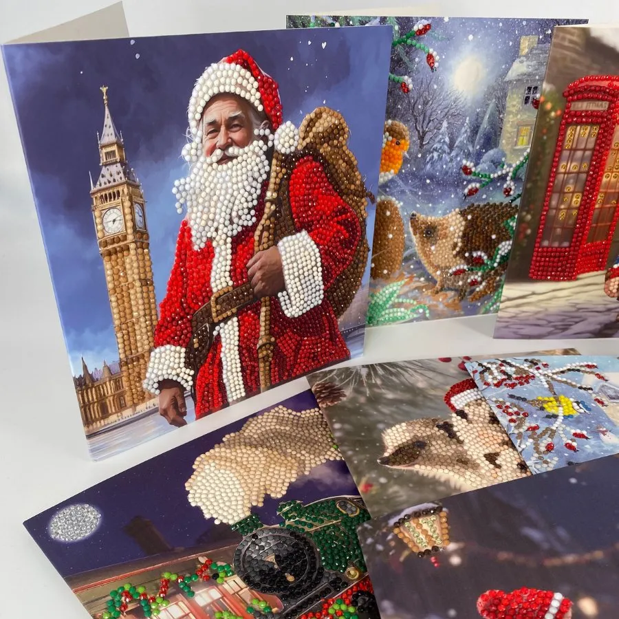 2024 Limited Edition "Festive Best of British" Set of 8 Cards