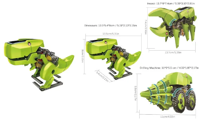 3 in 1 Solar Robot DIY