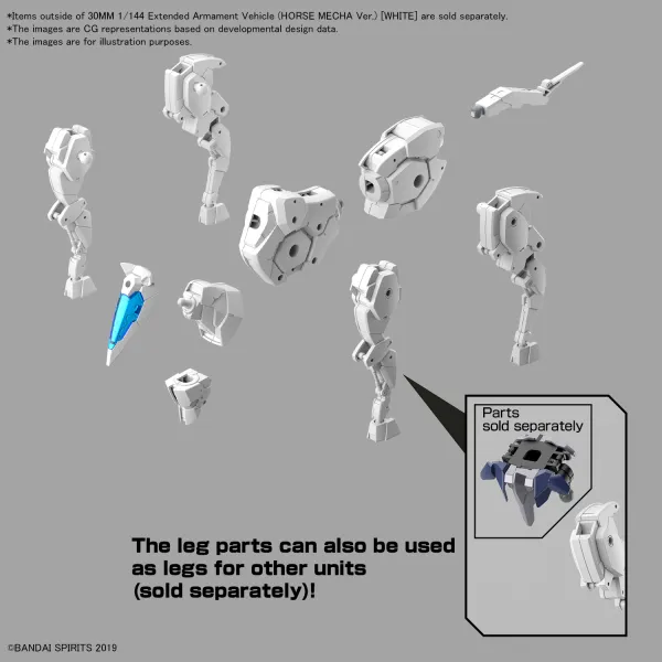 30 Minutes Missions - Extended Armament Vehicle (Hose-Mecha Version) (White)