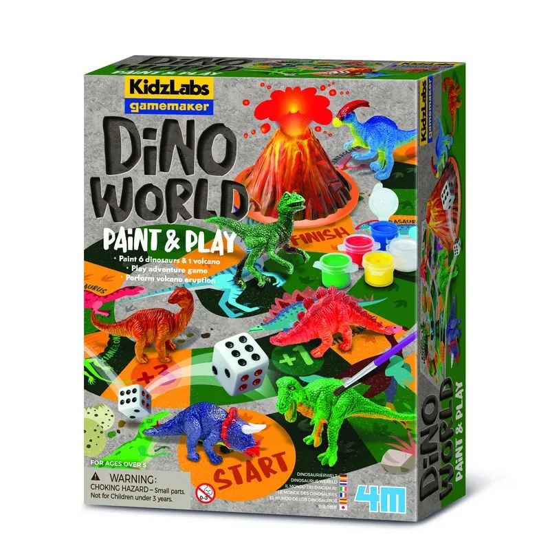 4M Kidz Labs Game Maker Dino World Paint & Play