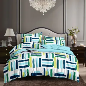 6 Pcs Bedding Set With Duvet Covers, Bedsheet &  Pillow Cases