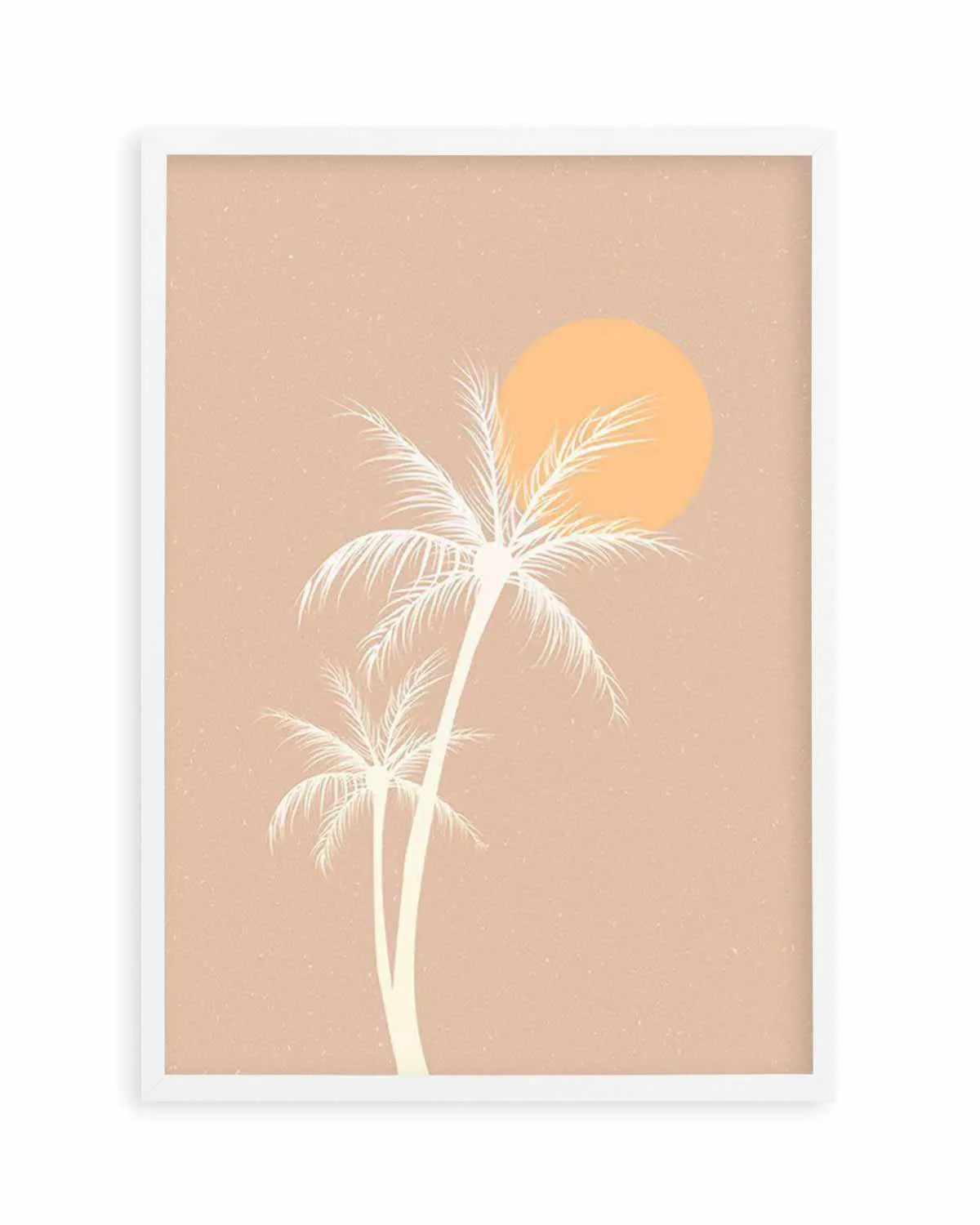 70s Sunset Palm Art Print