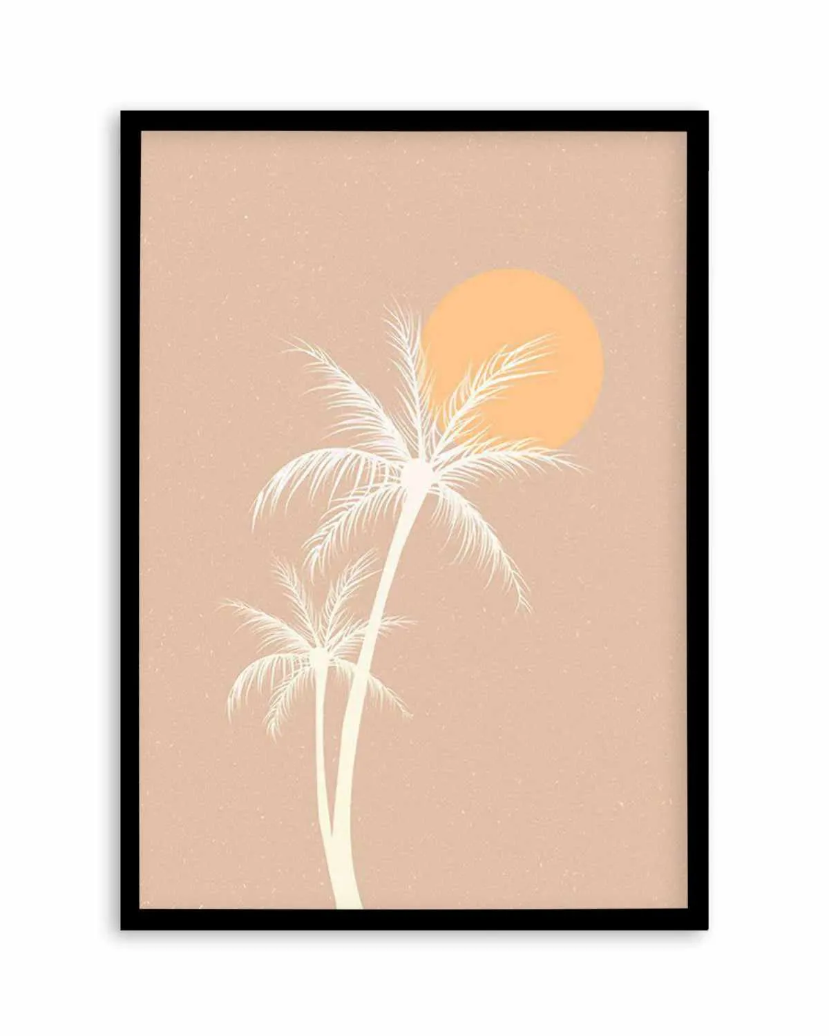 70s Sunset Palm Art Print