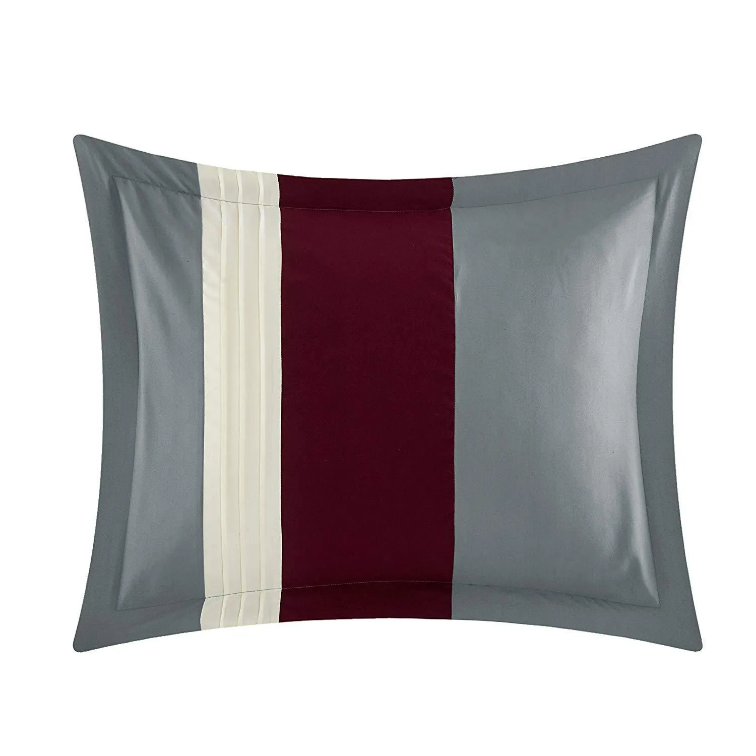 8pc Bedding Set with Duvet covers & 4 pillow cases-Burgundy