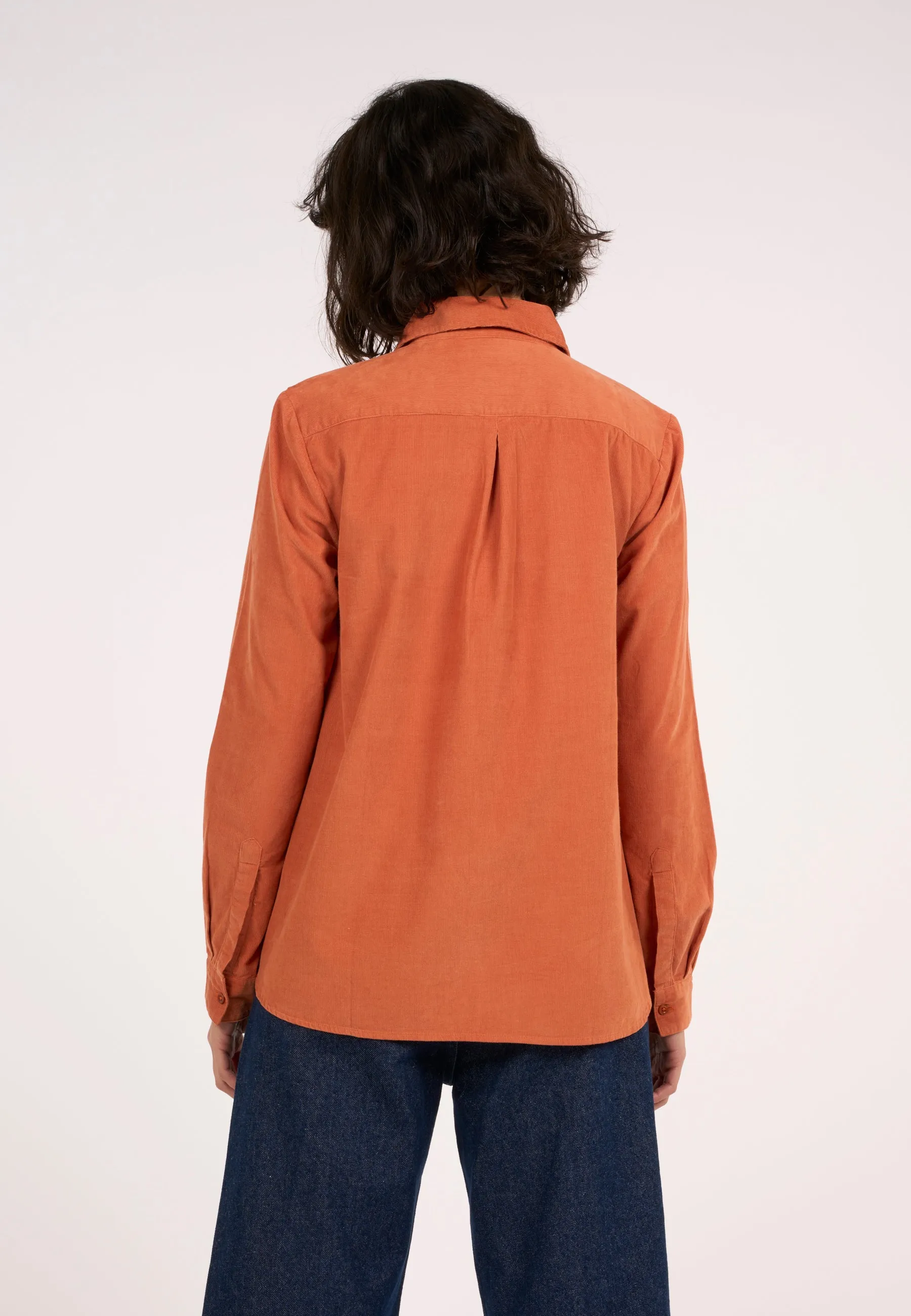 A-shape Corduroy shirt - Autumn Leaf