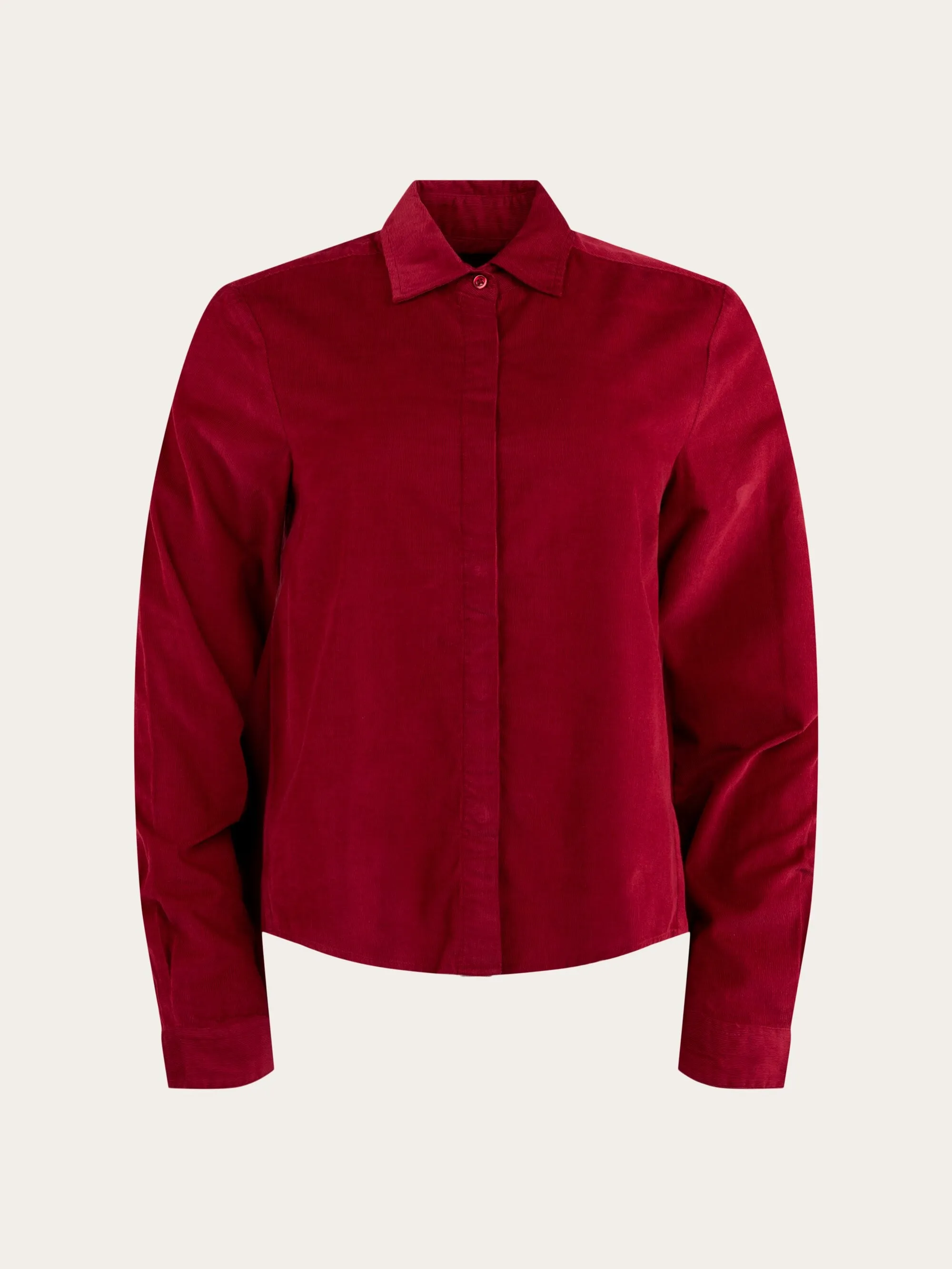 A-shape Corduroy shirt - Rhubarb