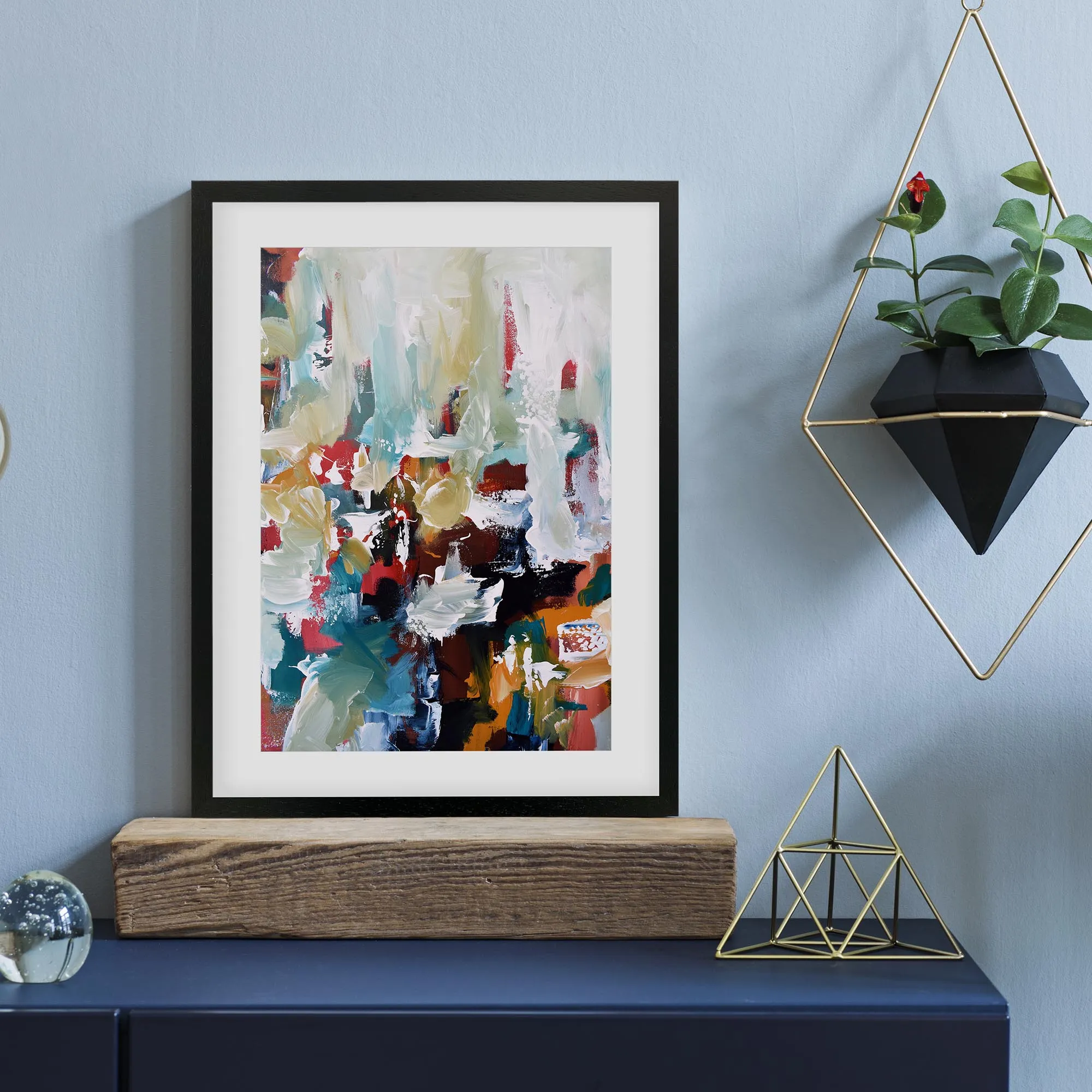 Abstract 108 Framed Art