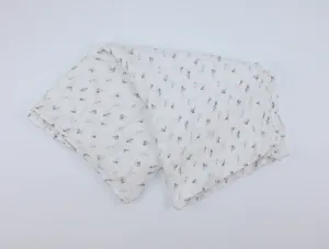 ADEN & ANAIS MUSLIN SWADDLE TINY CIRCLE FLORAL EUC