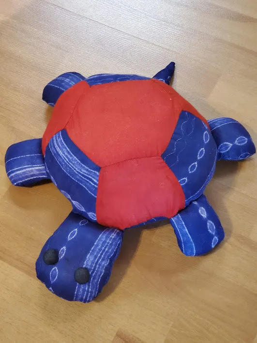 African Tie Dye Stuffed Turtle-DPAST003