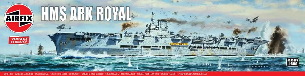 Airfix 1:600 Hms Ark Royal Model Kit