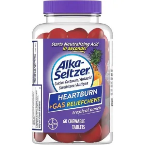 Alka-Seltzer Heartburn Relief   Gas ReliefChews Tablets - 60 Count