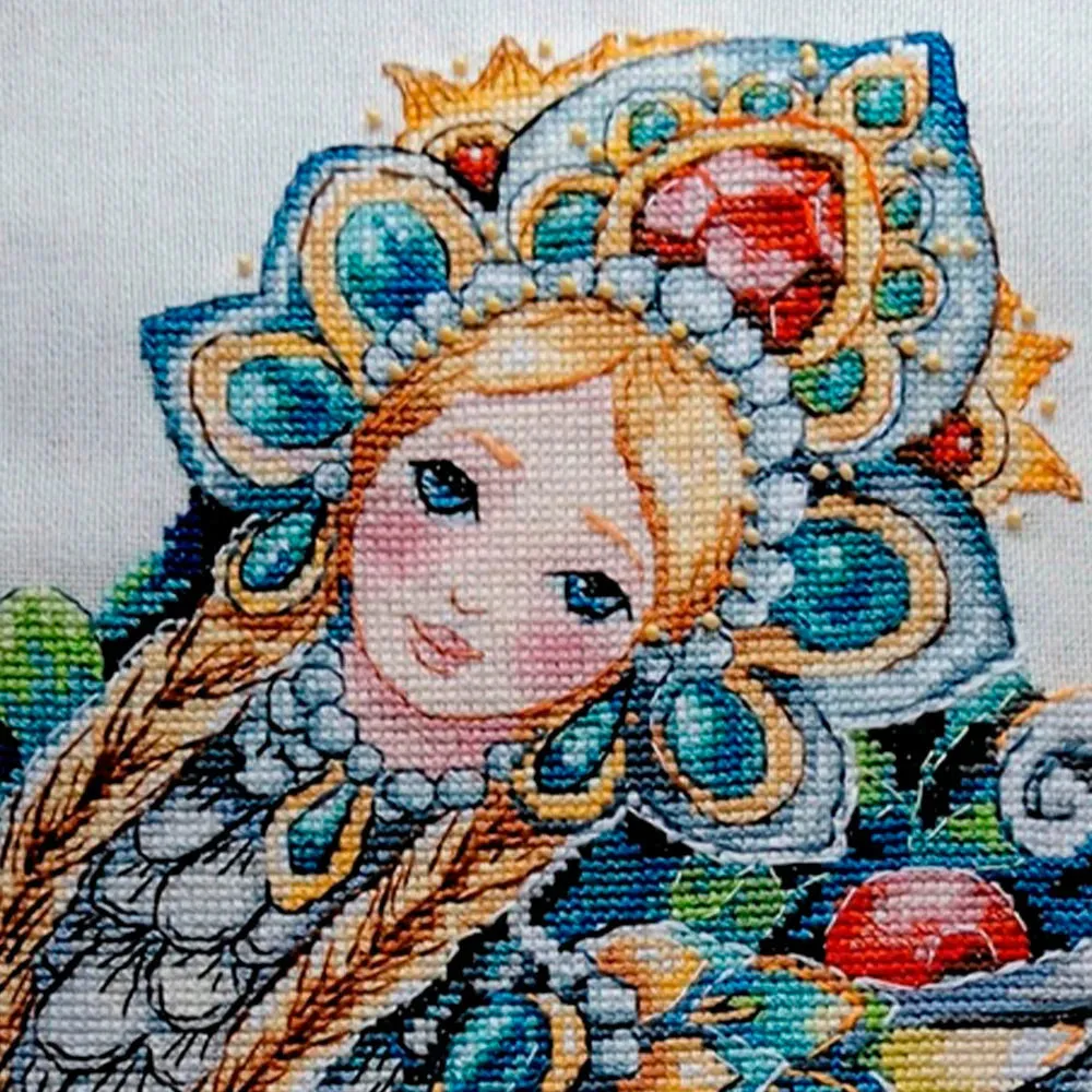 Alkonost - PDF Cross Stitch Pattern