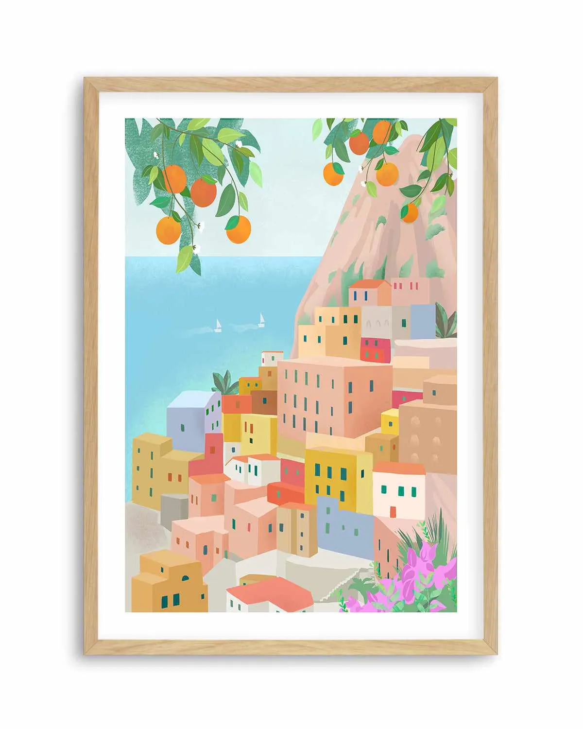 Amalfi Coast, Italy by Petra Lizde Art Print