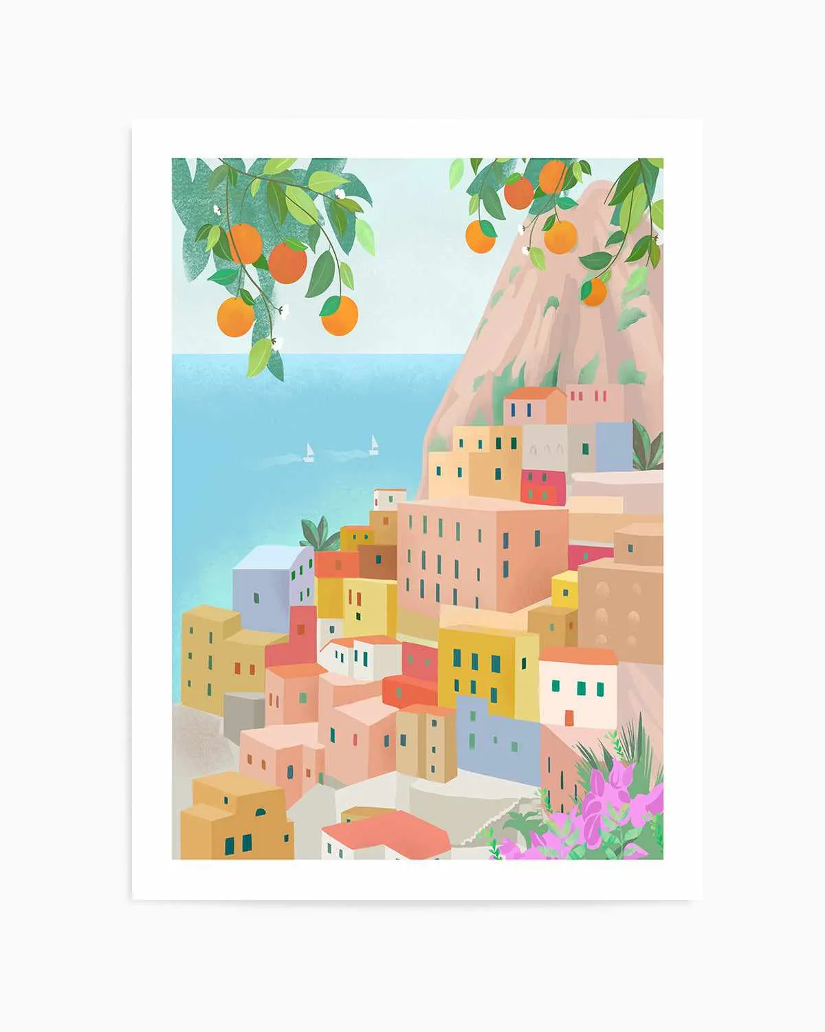 Amalfi Coast, Italy by Petra Lizde Art Print