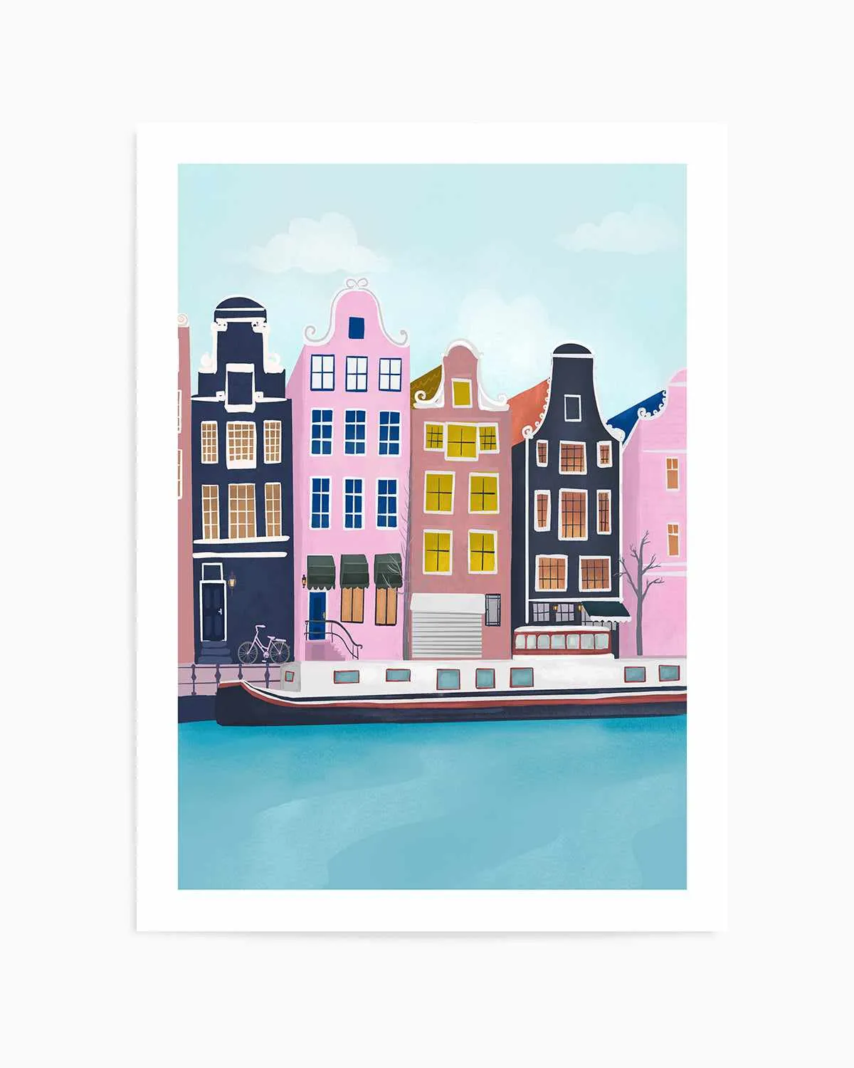 Amsterdam by Petra Lizde Art Print