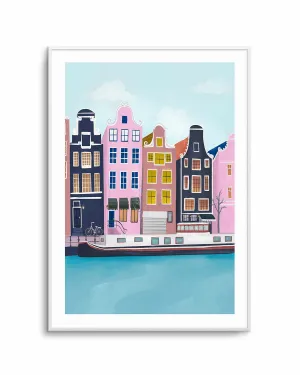 Amsterdam by Petra Lizde Art Print