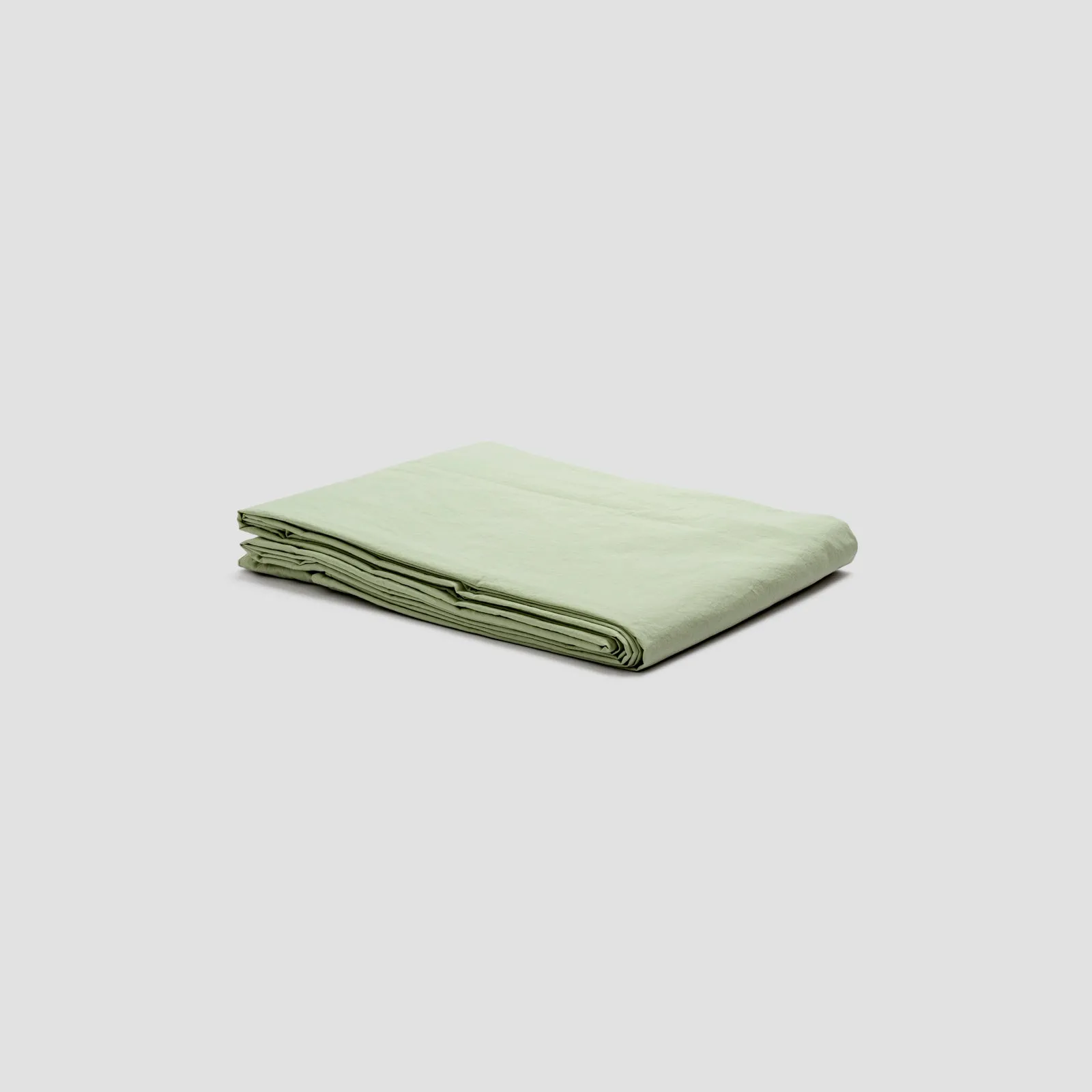 Apple Washed Cotton Percale Flat Sheet