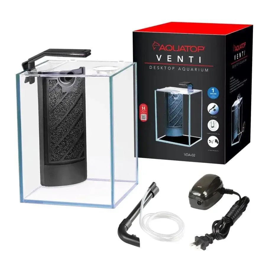 Aquatop Venti Professional Showcase Aquarium Kit 1.6 gal