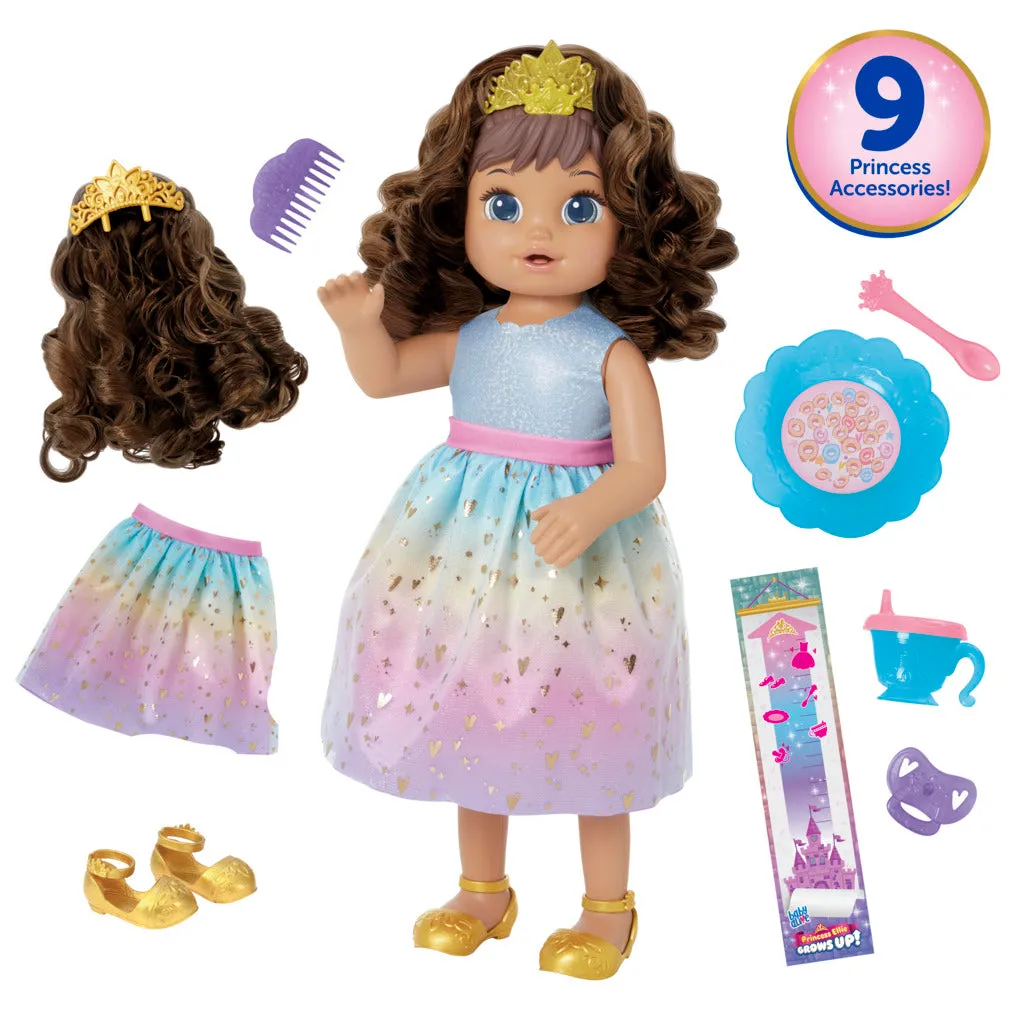 Baby Alive Princess Ellie Grows Up! Brown Hair