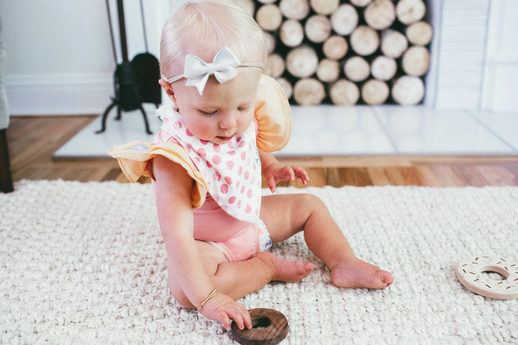 Baby Bandana Bibs - Claire