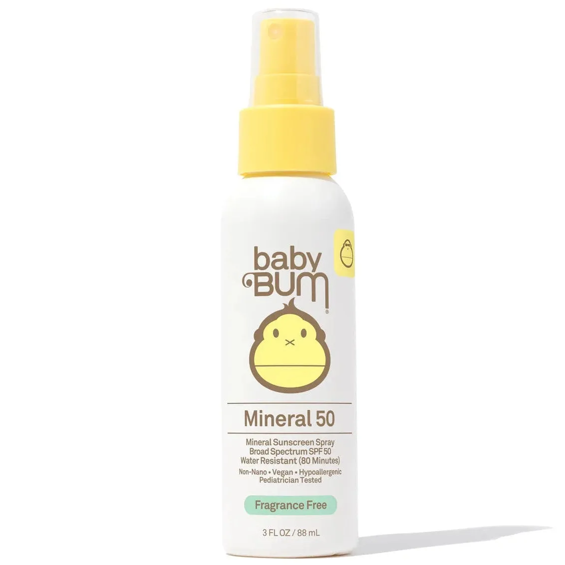 Baby Bum Mineral SPF 50 Sunscreen Spray - Fragrance Free