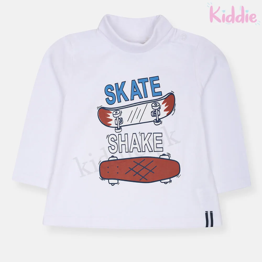 Baby Collection Skate White Shirt 3708