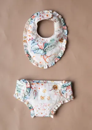 Baby Doll Bib Set - Marshmallow