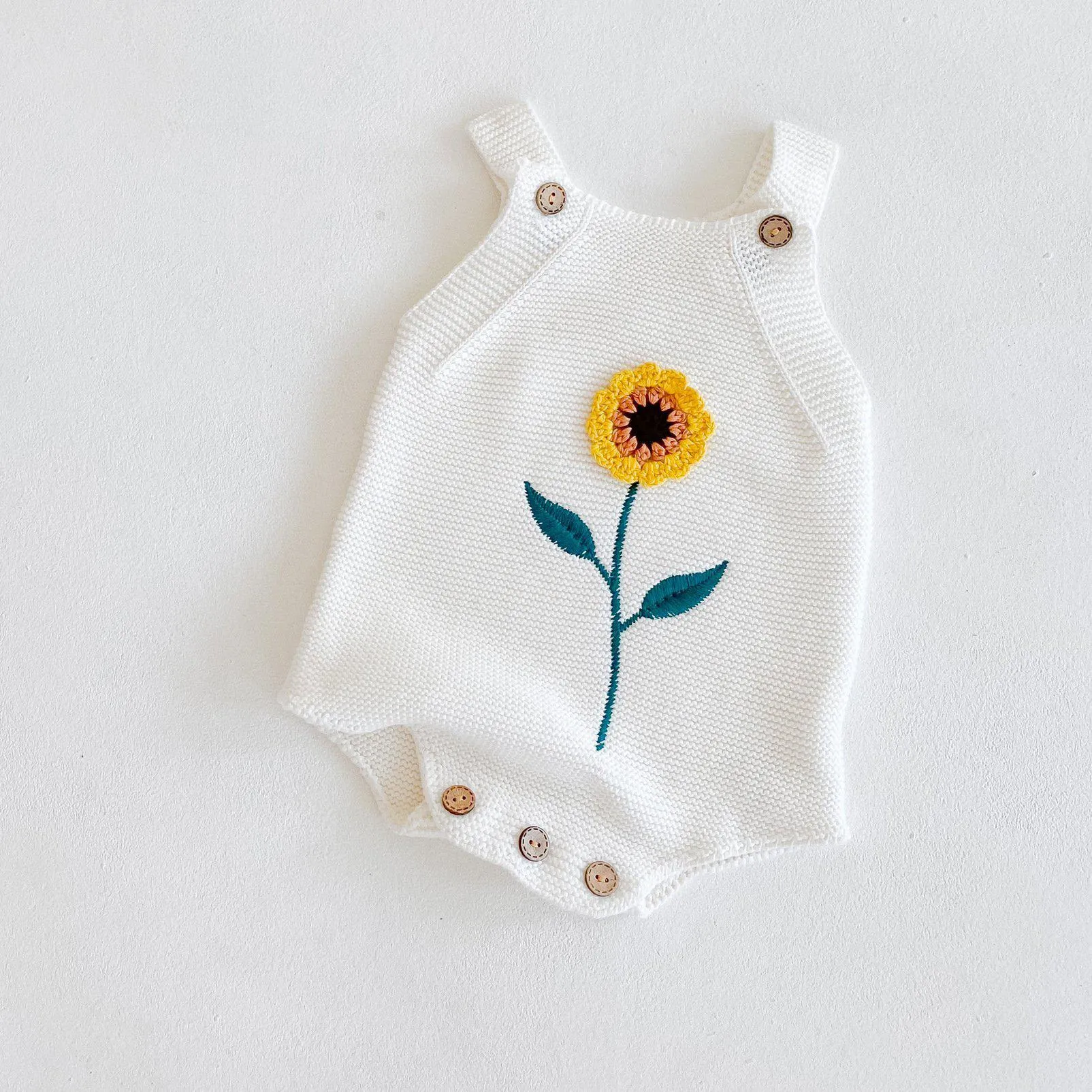 Baby Girl Flower Romper