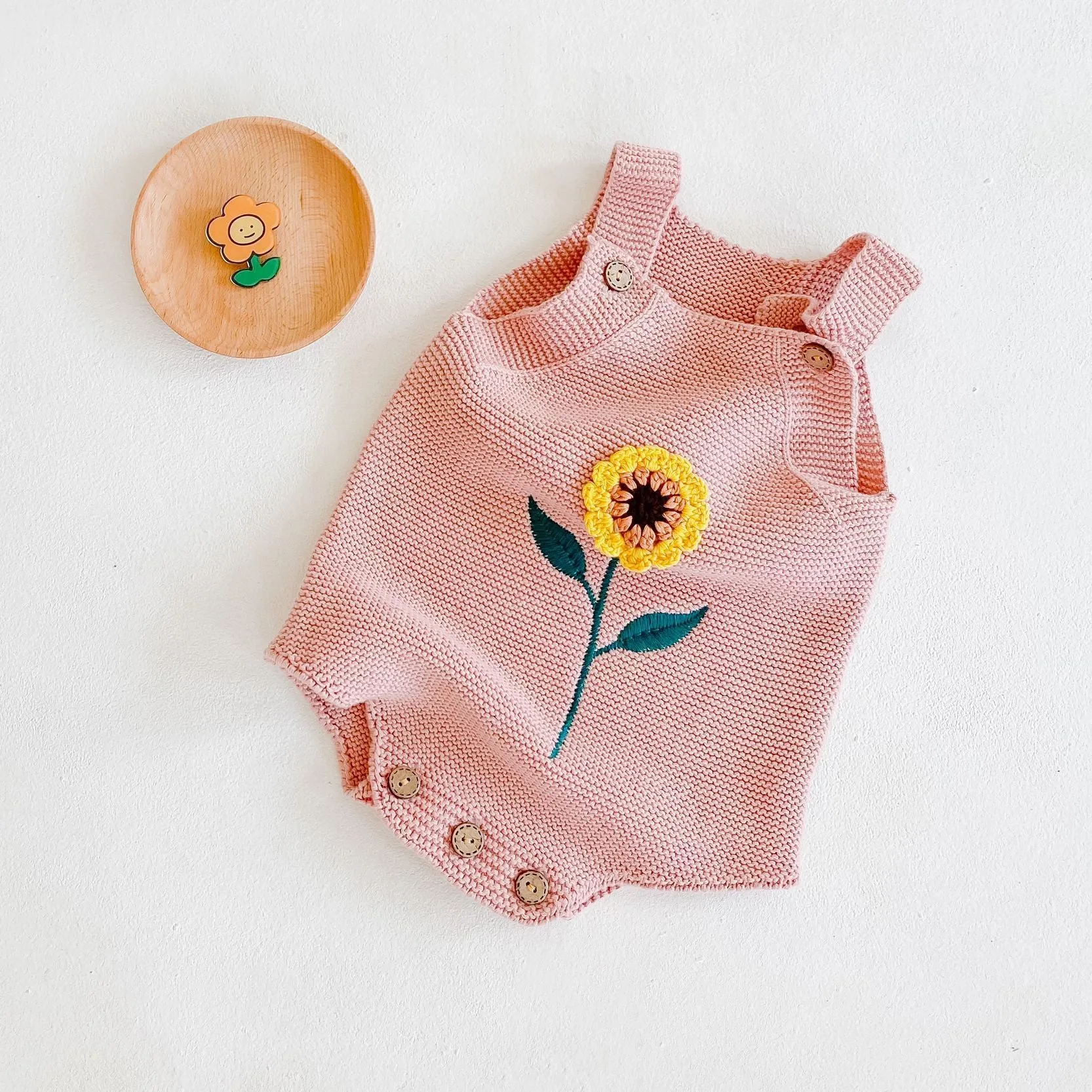 Baby Girl Flower Romper