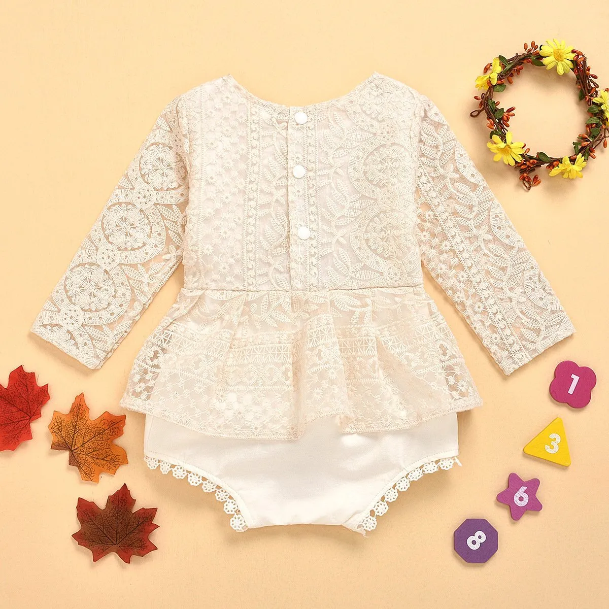 Baby Girl Lace Romper