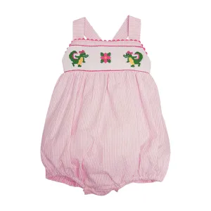 Baby Girl's "Alligators" Romper