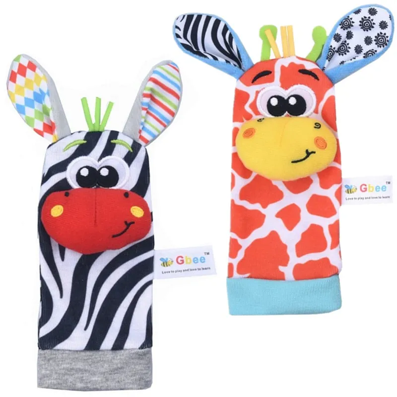 Baby Toys 0-12 Months Cute Stuffed Animals Baby Rattle Socks