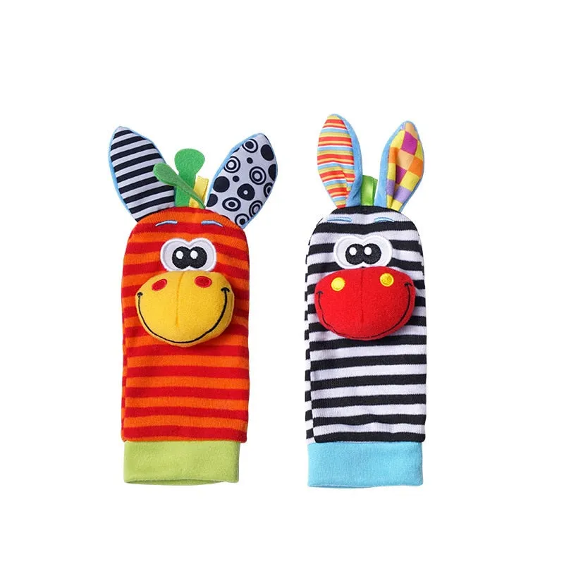 Baby Toys 0-12 Months Cute Stuffed Animals Baby Rattle Socks