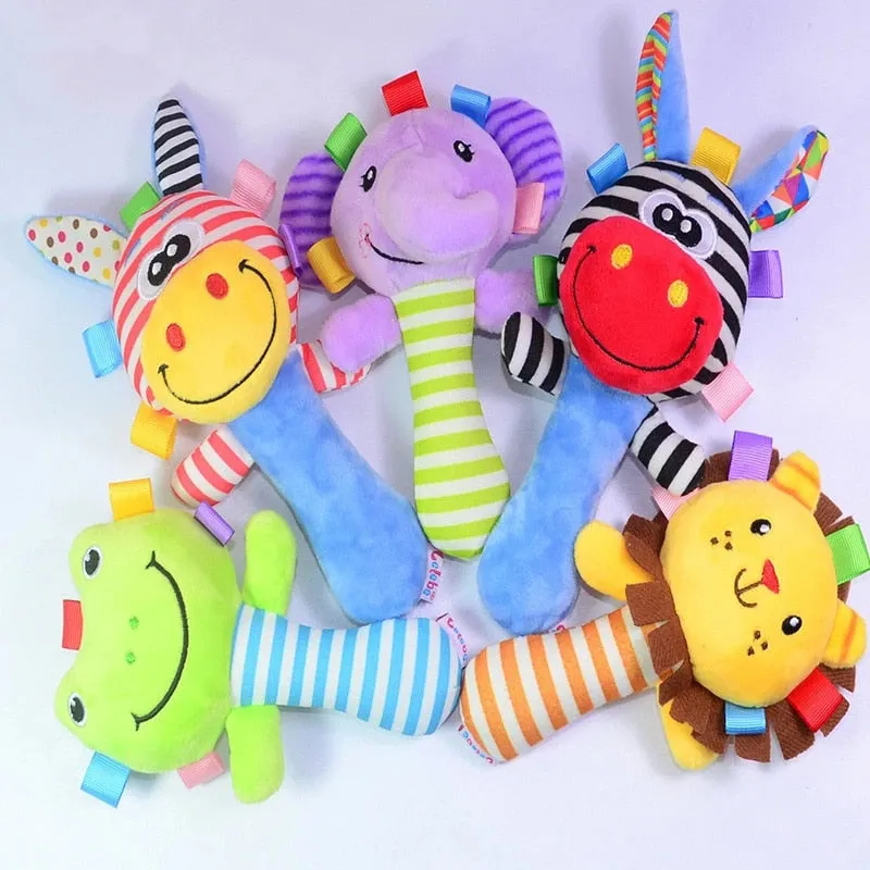 Baby Toys 0-12 Months Cute Stuffed Animals Baby Rattle Socks