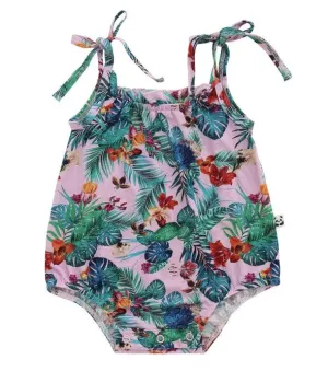 Bamberry Bubble Romper Tropical Pink