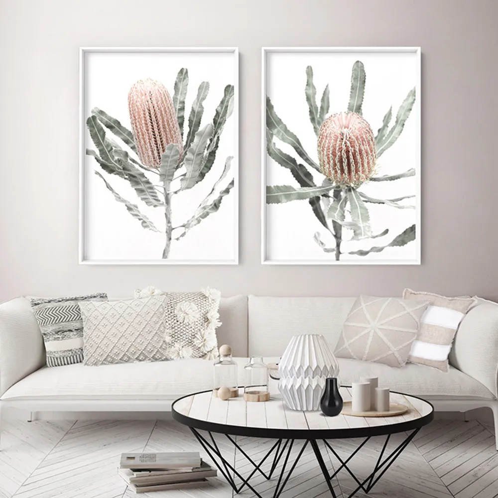 Banksia Pastels I - Art Print