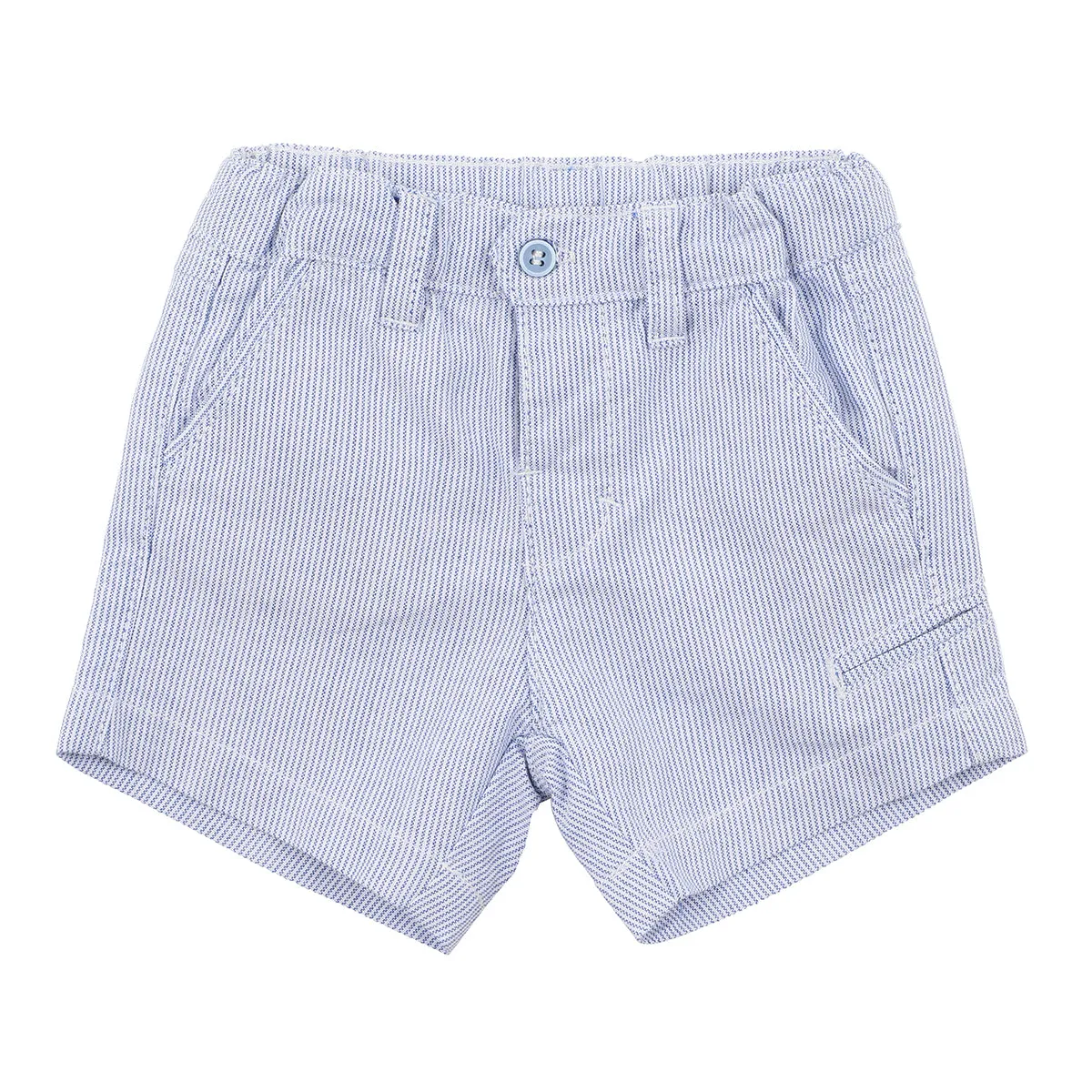 Bebe Edward Blue Strip Short (Size 000-7Y)