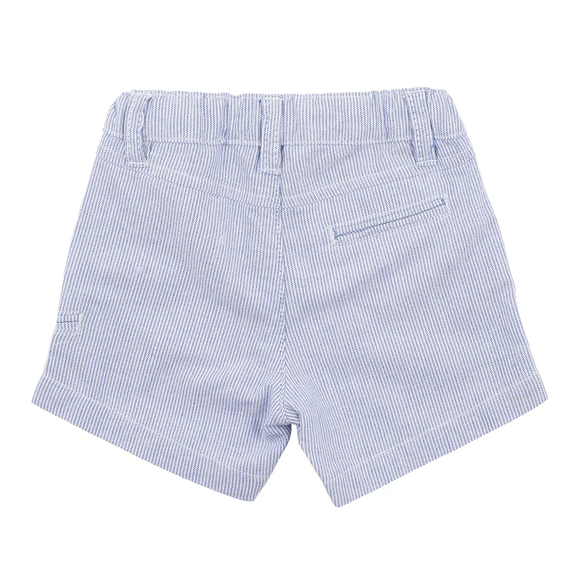 Bebe Edward Blue Strip Short (Size 000-7Y)