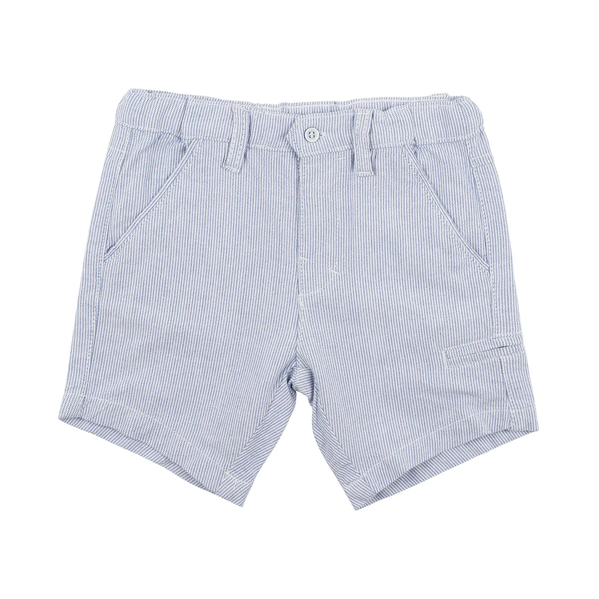 Bebe Edward Blue Strip Short (Size 000-7Y)