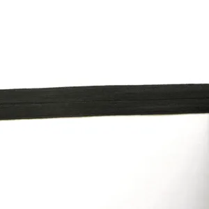 Black 7/8" wide Fold Over Elastic Trim