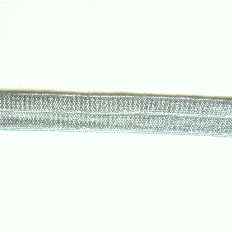 Blue Frost Fold Over Elastic Trim