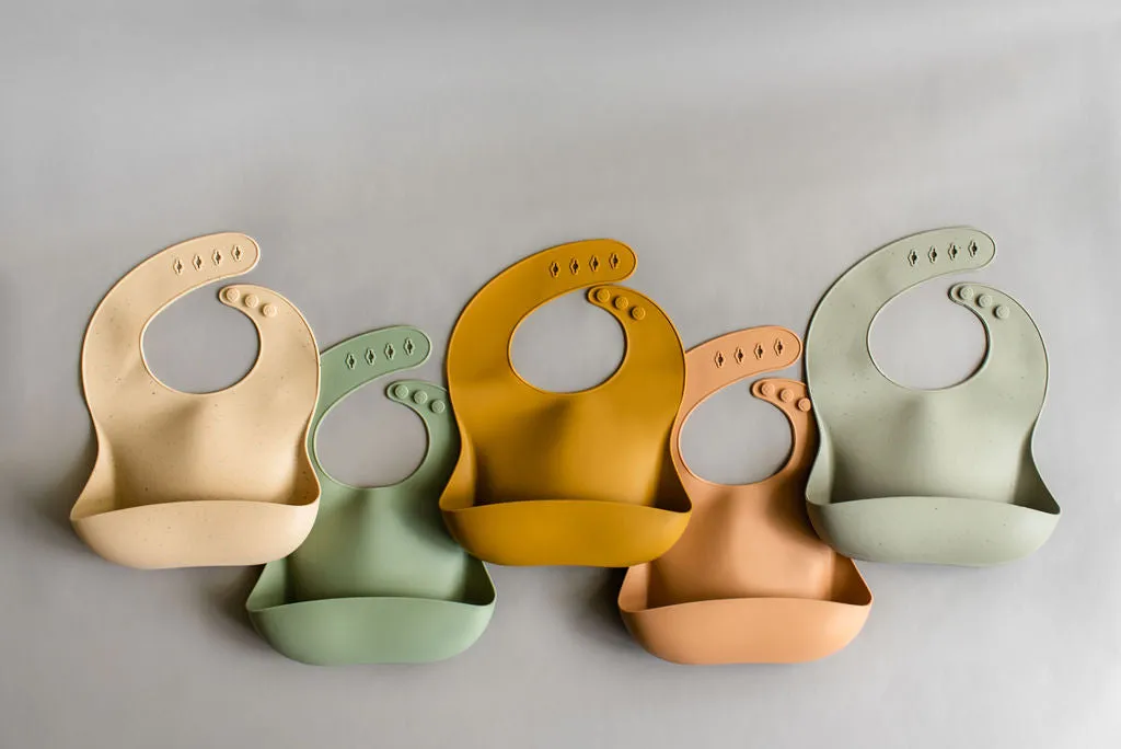 Blush Silicone Bib