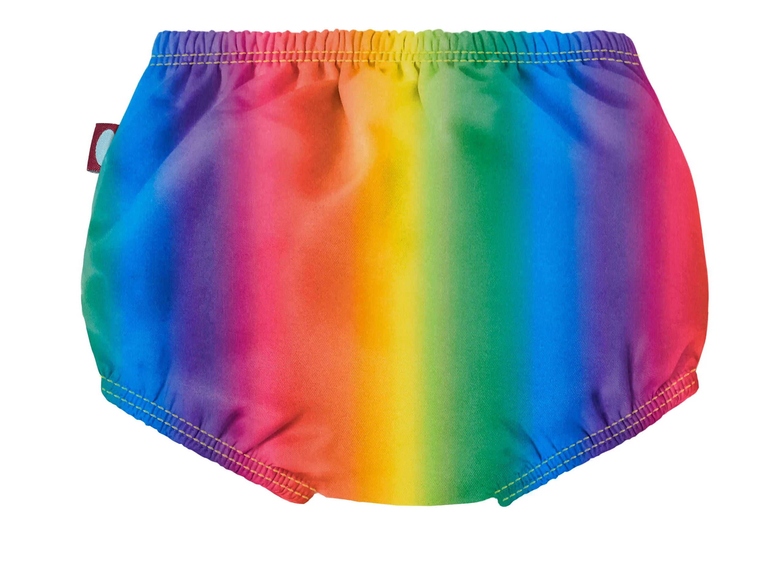 Boys and Girls Recycled Polyester UPF 50  Swim Diaper Cover  | Rainbows