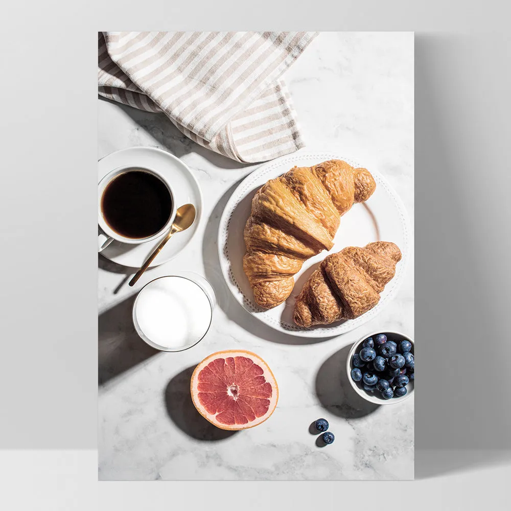 Breakfast in Paris I - Art Print