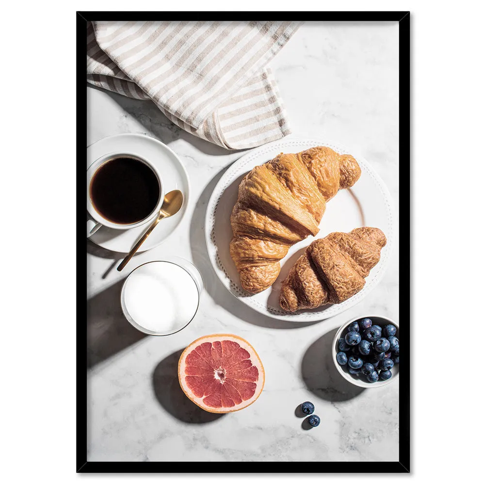 Breakfast in Paris I - Art Print